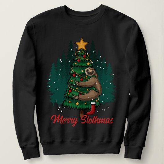 Merry Slothmas - Kerstmis Trui (Design voorkant)