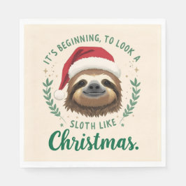 Merry Slothmas, Napkins Servet