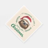 Merry Slothmas, Napkins Servet (Hoek)