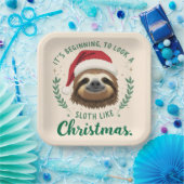 Merry Slothmas, Paper Plates Papieren Bordje (Feest)