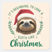 Merry Slothmas, Stickers (Voorkant)