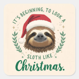 Merry Slothmas, Stickers