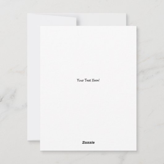 Merry Snowman Feestdagenkaart (Achterkant)