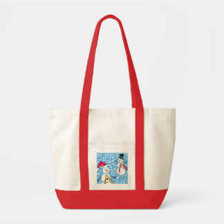 Merry Snowman Impulse bag Tote Bag