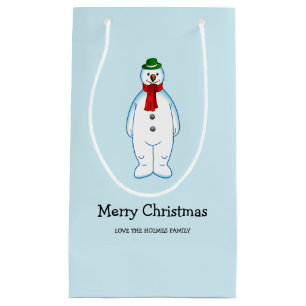 Merry Snowman Klein Cadeauzakje