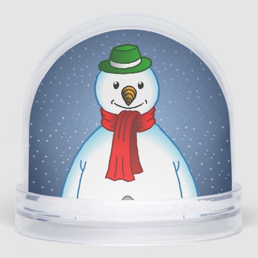 Merry Snowman Sneeuwbol (Voorkant)