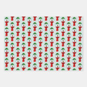 Merry Snowman with his Red Scarf Inpakpapier Vel (Voorkant)