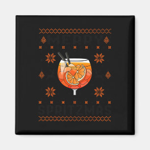 Merry Spritzmas X Ho Holy Aperoly Xmas Club Kerst Magneet