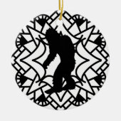 Merry Squatch-mas kerstmis Keramisch Ornament (Voorkant)