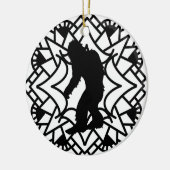 Merry Squatch-mas kerstmis Keramisch Ornament (Links)