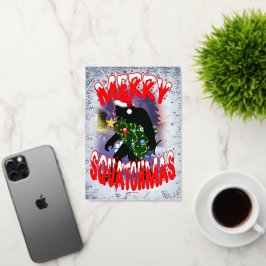 MERRY SQUATCHMAS FOLIE WENSKAART