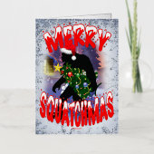 MERRY SQUATCHMAS FOLIE WENSKAART (Voorkant)