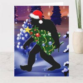 MERRY SQUATCHMAS KAART