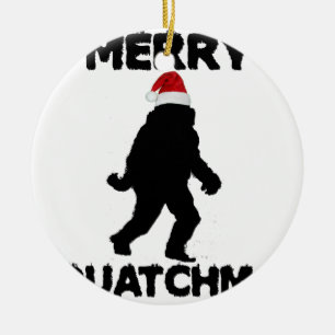 Merry Squatchmas Keramisch Ornament