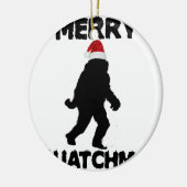 Merry Squatchmas Keramisch Ornament (Links)