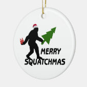 Merry Squatchmas Keramisch Ornament (Links)