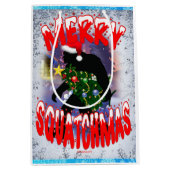 MERRY SQUATCHMAS MEDIUM CADEAUZAKJE (Voorkant)