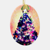 Merry Squid mas Squid Kerstmis Ornament (Achterkant)