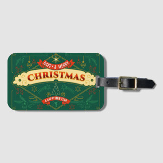 Merry Squishmas Bagagelabel