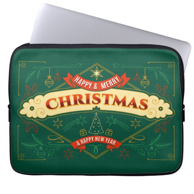 Merry Squishmas Laptop Sleeve (Voorkant)