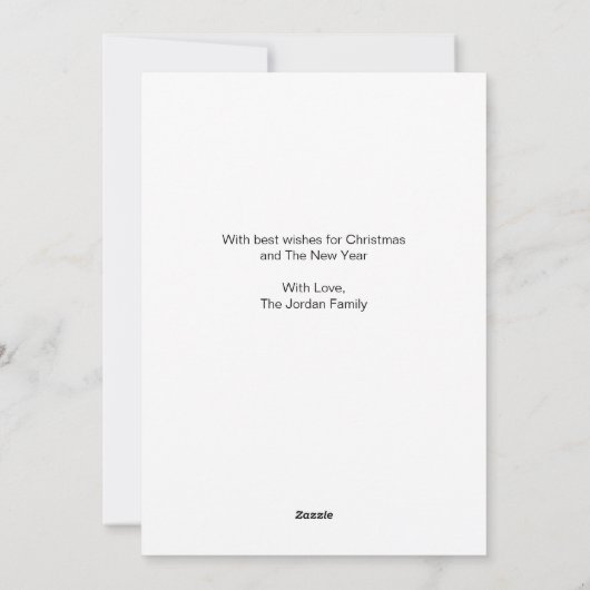 Merry Stressmas met Rudolph-kerstkaart Feestdagenkaart (Achterkant)