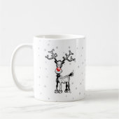 Merry Stressmas met Rudolph op een Mok (Links)