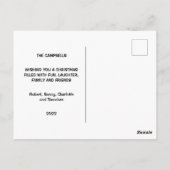 Merry Stressmas Rudolph KerstBriefkaart Briefkaart (Achterkant)