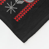 Merry Swishmas Basketball Ugly Christmas Xmas Men Fleece Deken (Hoek)