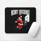 Merry Swishmas Basketball Ugly Christmas Xmas Men  Muismat (Met muis)