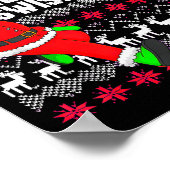 Merry Swishmas Basketball Ugly Christmas Xmas Poster (Hoek)