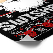 Merry Swishmas Basketball Xmas Ugly Christmas Men  Poster (Hoek)