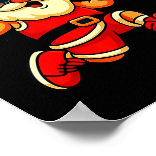 Merry Swishmas Ugly Christmas Sweater Basketball C Poster (Hoek)