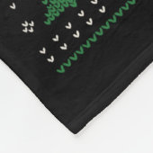 Merry Swishmas Ugly Christmas Sweater Basketball J Fleece Deken (Hoek)