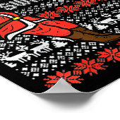 Merry Swishmas Ugly Christmas Sweater Bysketll Paj Poster (Hoek)