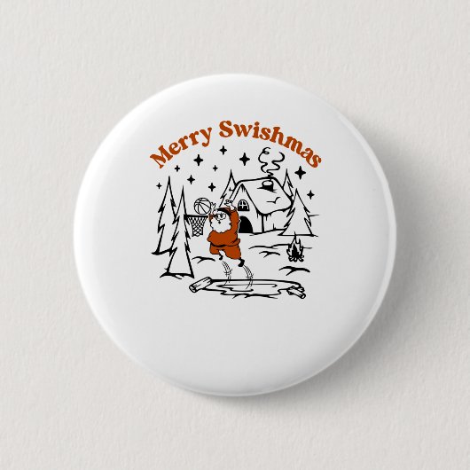 Merry Swishmas Ugly Sweater Ronde Button 5,7 Cm (Voorkant)