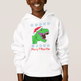 "Merry T Rex-Mas" kerstfeestdag Dinosaur