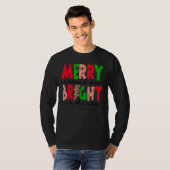Merry Teacher Bright Studenten Lightning Teacher T-shirt (Voorkant volledig)