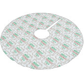 Merry Tex-Mas Y'all on White Kerstboom Rok (Gekanteld)