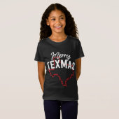 Merry Texmas Southern Texas met kerstmis als buffe T-shirt (Voorkant volledig)