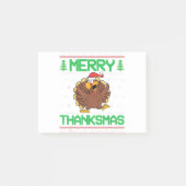 Merry thanksmas Thanksgiving turkey kerst Post-it® Notes (Voorkant)
