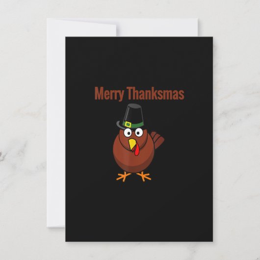 Merry Thanksmas Turkey Holiday Limited Edition Tha Kaart (Voorkant)