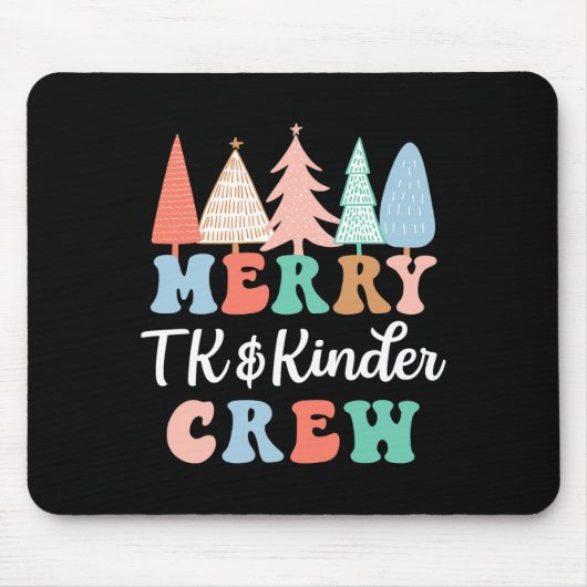 Merry Tk And Kinder Crew Kindergarten Teacher Chri Muismat (Voorkant)