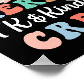 Merry Tk And Kinder Crew Kindergarten Teacher Chri Poster (Hoek)