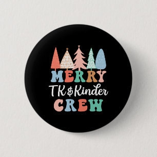 Merry Tk En Kinder Crew Kleuterjuf Chri Ronde Button 5,7 Cm