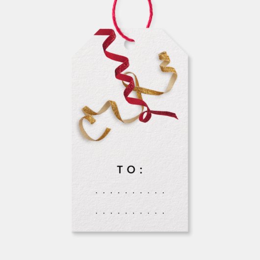 Merry to Holiday Gift Happy New Year Nutkraker Cadeaulabel (Achterkant)