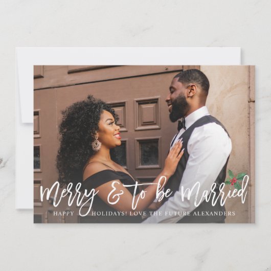 Merry & To Married w Holly Engaged Photo (Voorkant)