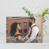 Merry & To Married w Holly Engaged Photo (Staand voorkant)