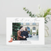 Merry & To Married w Stocking Elegant Photo (Staand voorkant)