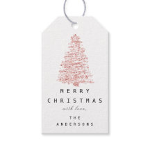 Merry to Name Holiday Kerstboom Roos White