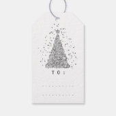 Merry to Name Holiday Kerstdiamant Black Cadeaulabel (Achterkant)